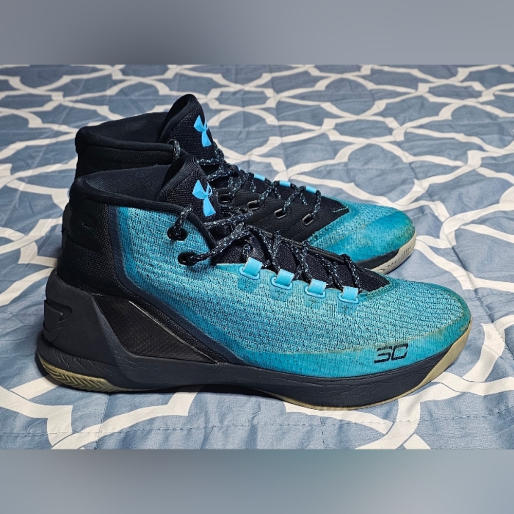 Under armour Curry 3 High Blue Sz 12